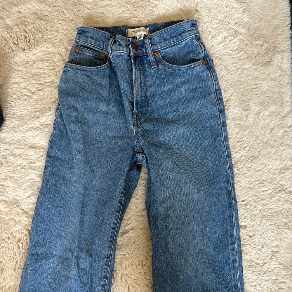 Madewell The Perfect Vintage Wide Leg Crop Jean